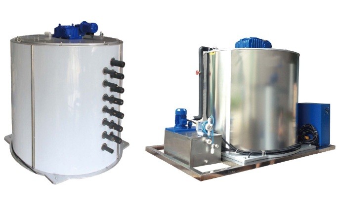 10Ton Industrial Refrigeration Ice Flaker Evaporator for Fishing