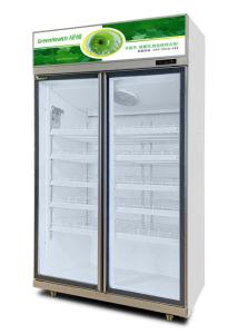 Quality Customization Low E Glass Upright Commercial Beverage Cooler Rapid Cooling for sale