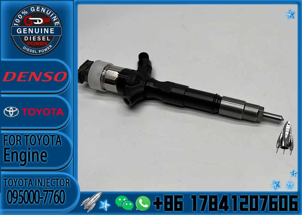 Original new Diesel Common Rail Injector Fuel inyector 23670-30300 23670-0L010 095000-7760 095000-7761 for Hilux vigo 23