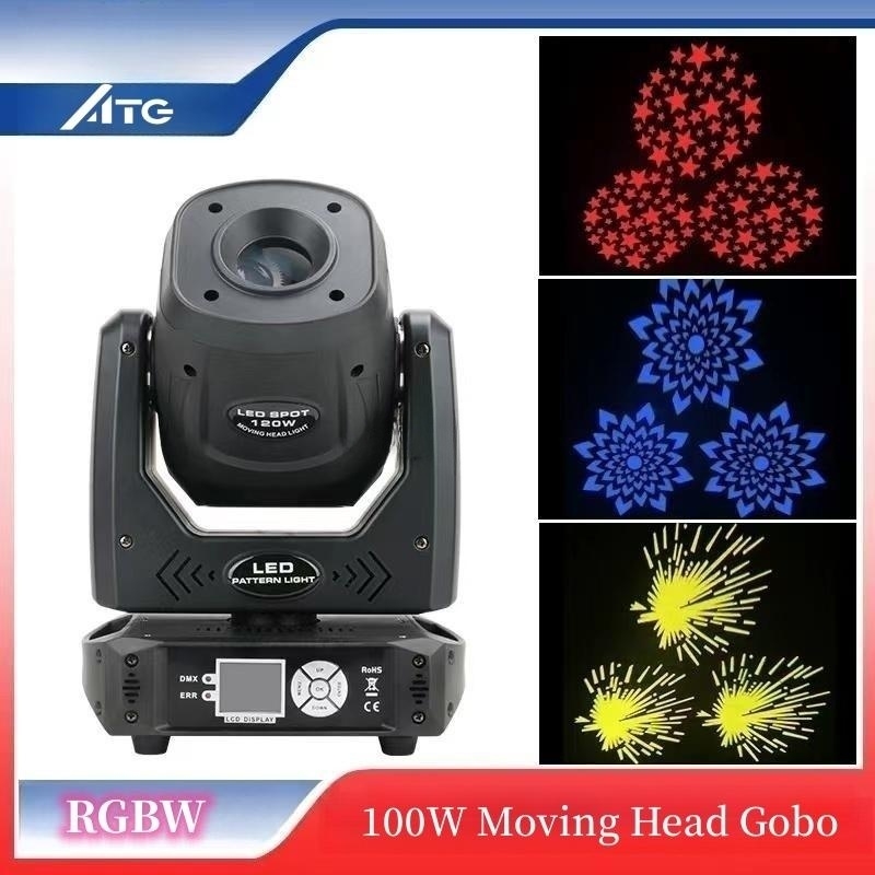 Stage Head Moving Lights Beam Shaking Head DJ Party Disco LED Stage Light LED100W