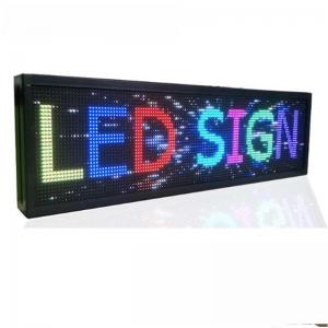 Quality P10 USB Programmable LED Window Display Signs 220V Indoor Led Signs For Business for sale