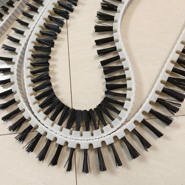 Toothed Convenyor Belt Brush for Machine Nylon Bristle Brushes Belt Cleaner for Conveyor