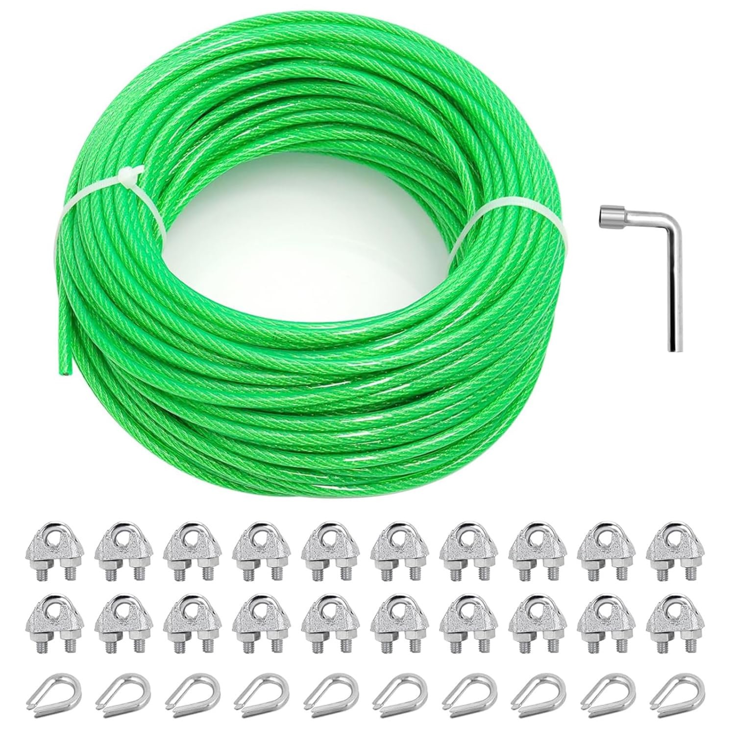 3/16" Steel Wire Rope 1x19 7x7 7x19 For Deck Railing Kits