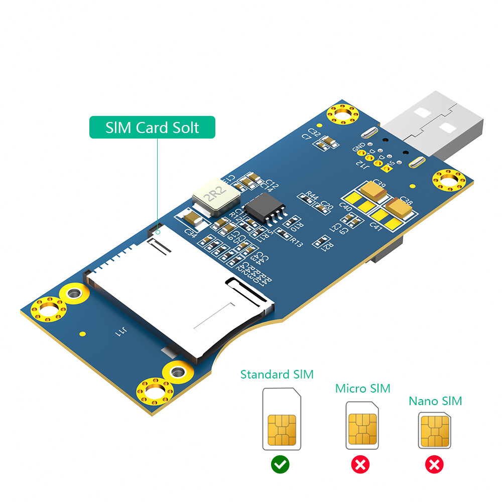 Mini PCI-E PCIe 52Pin to USB 2.0 Wireless Module Adapter Riser Card with SIM Slot VER 5.0 For 3G 4G WWAN LTE GSM Modem
