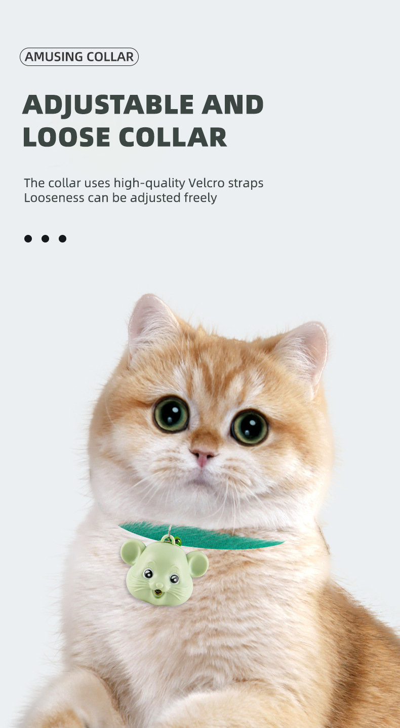 LED Lights Cat Collar Toy Small Animals Remote Controller Interactive Toy