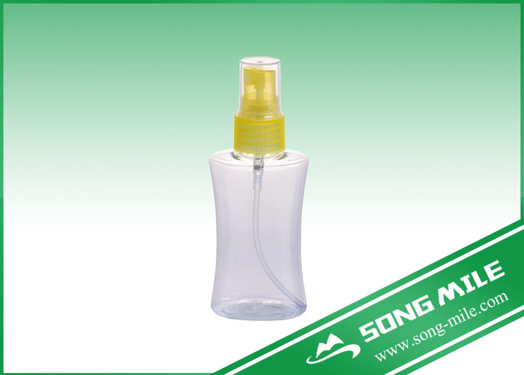 4oz. Round Plastic Spray Bottle with White Fine Mist Sprayer