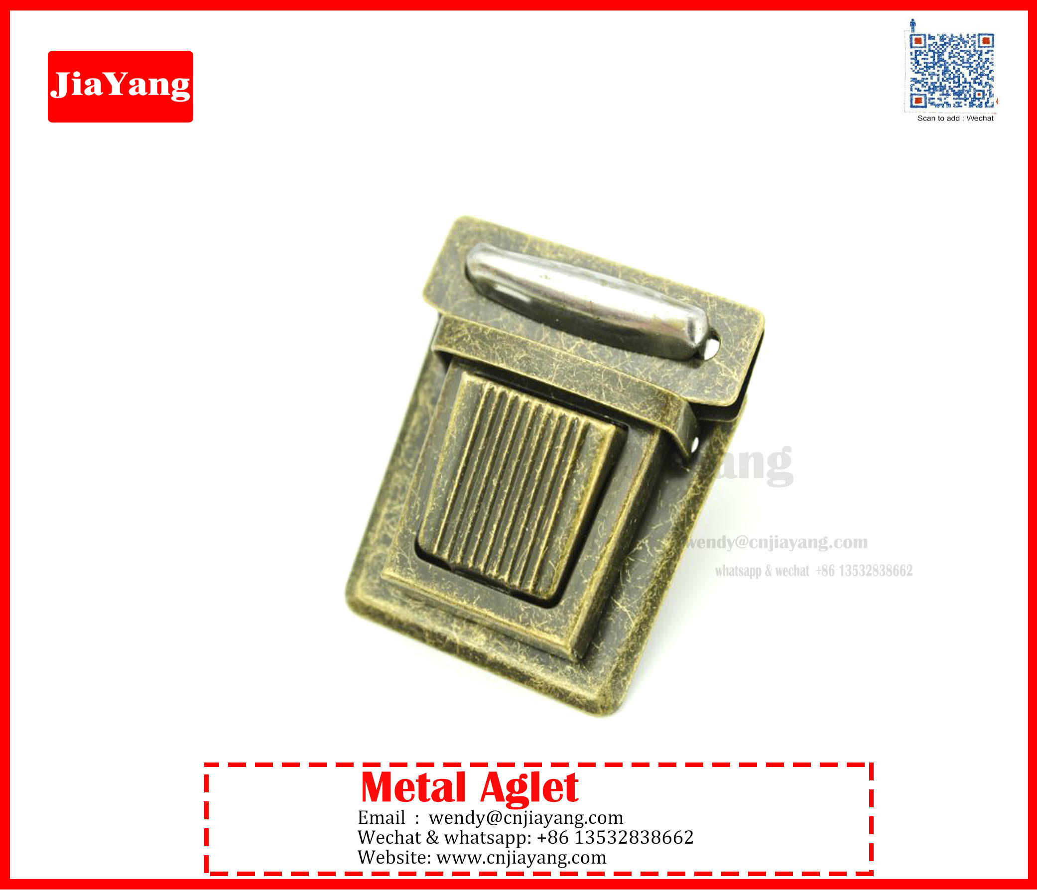 Brass Color metal locks for wooden box