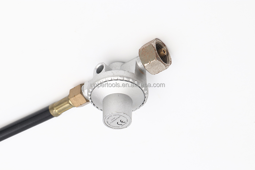 Industrial Rubber Gas Propane Welding Hose with Brass Adapter and Industrial Regulator