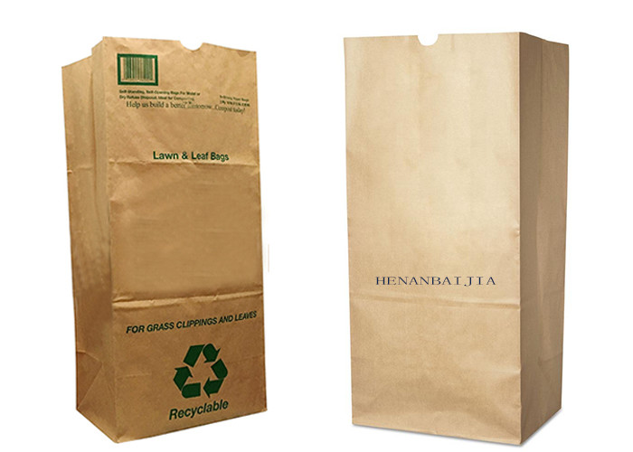 110L 30 Gallon Paper Yard Waste Bags Biodegradable Lawn Paper Bags