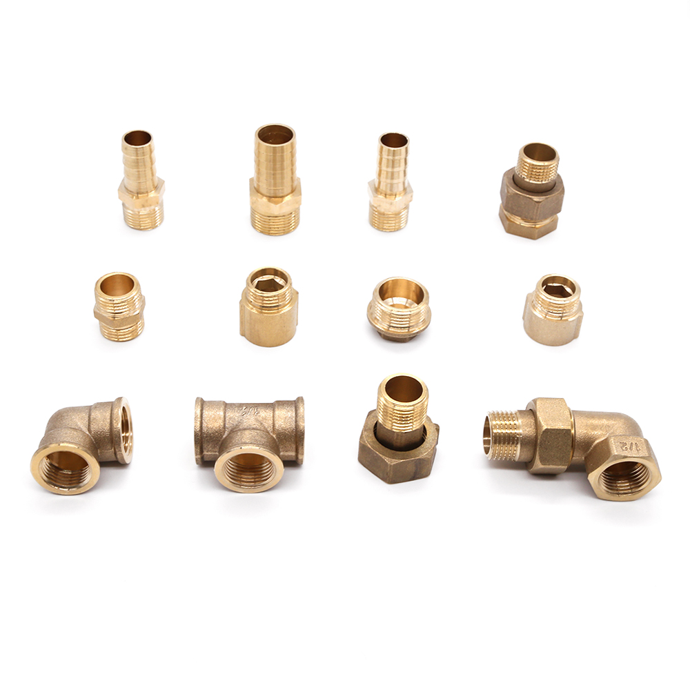 Brass thread fittings male plug fitting for pex sanitary use