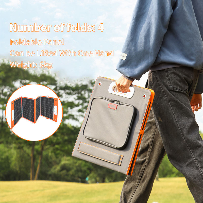 Sell 60W/100W Foldable Solar Panel with 21.5%-23.5% Panel Efficiency