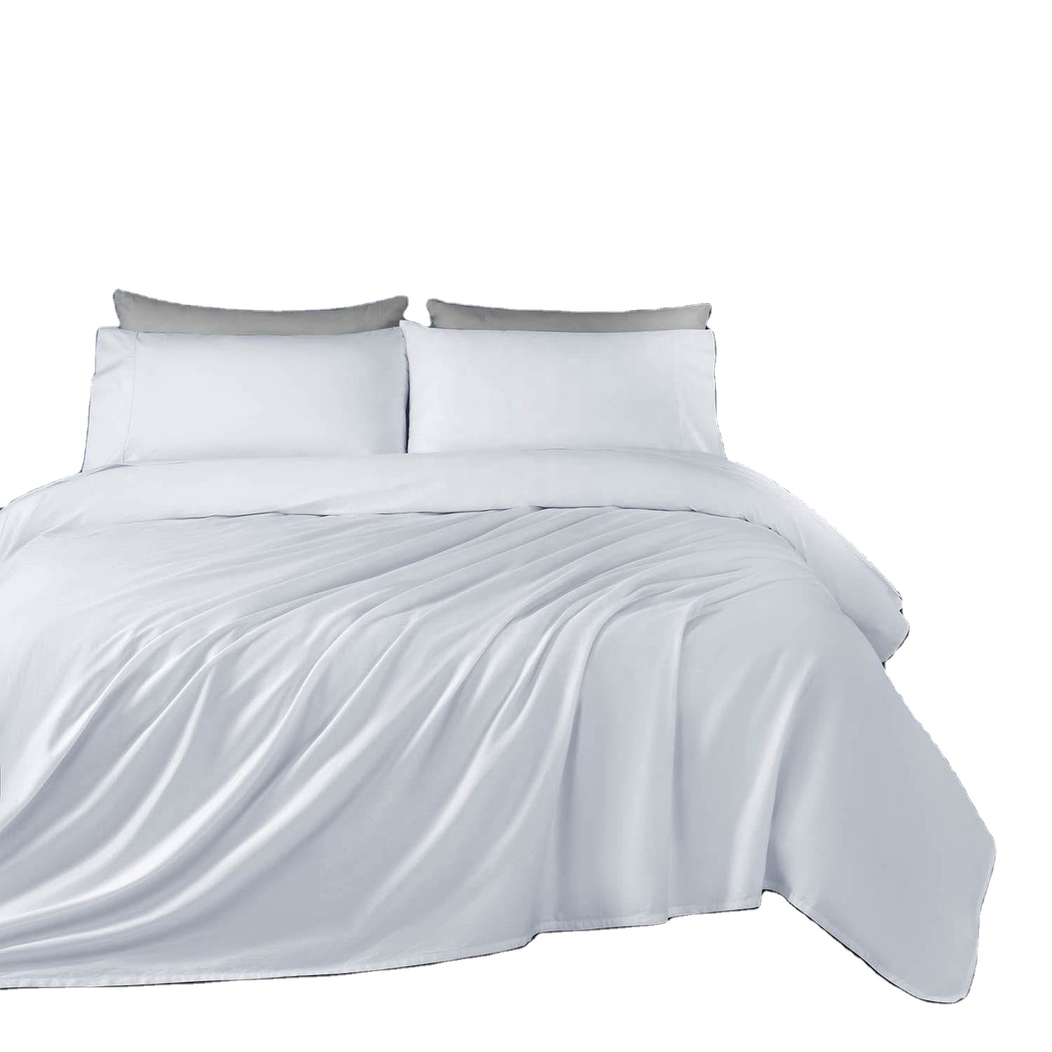 100% Organic Bamboo Bedsheets Bedding Set with Color Fastness Grade 4 in Modern Style