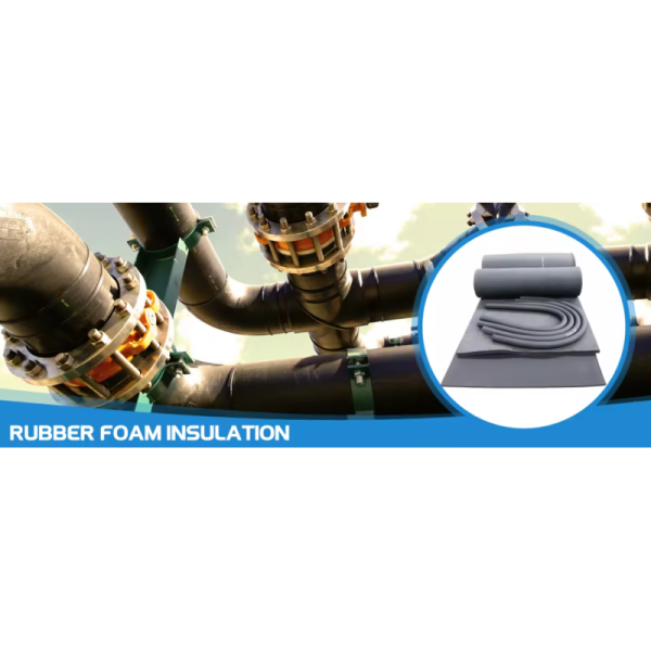 B1 B2 Rubber Foam Board Roll Pipe Insulation With Aluminum Foil