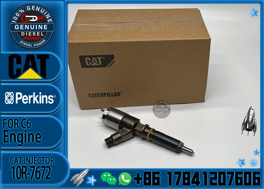Diesel injector CAT 320D C4.4 C6.6 Engine Excavator Fuel Common Rail Injector 10R-7672 3200680 320-0680 2645A747 for Cat