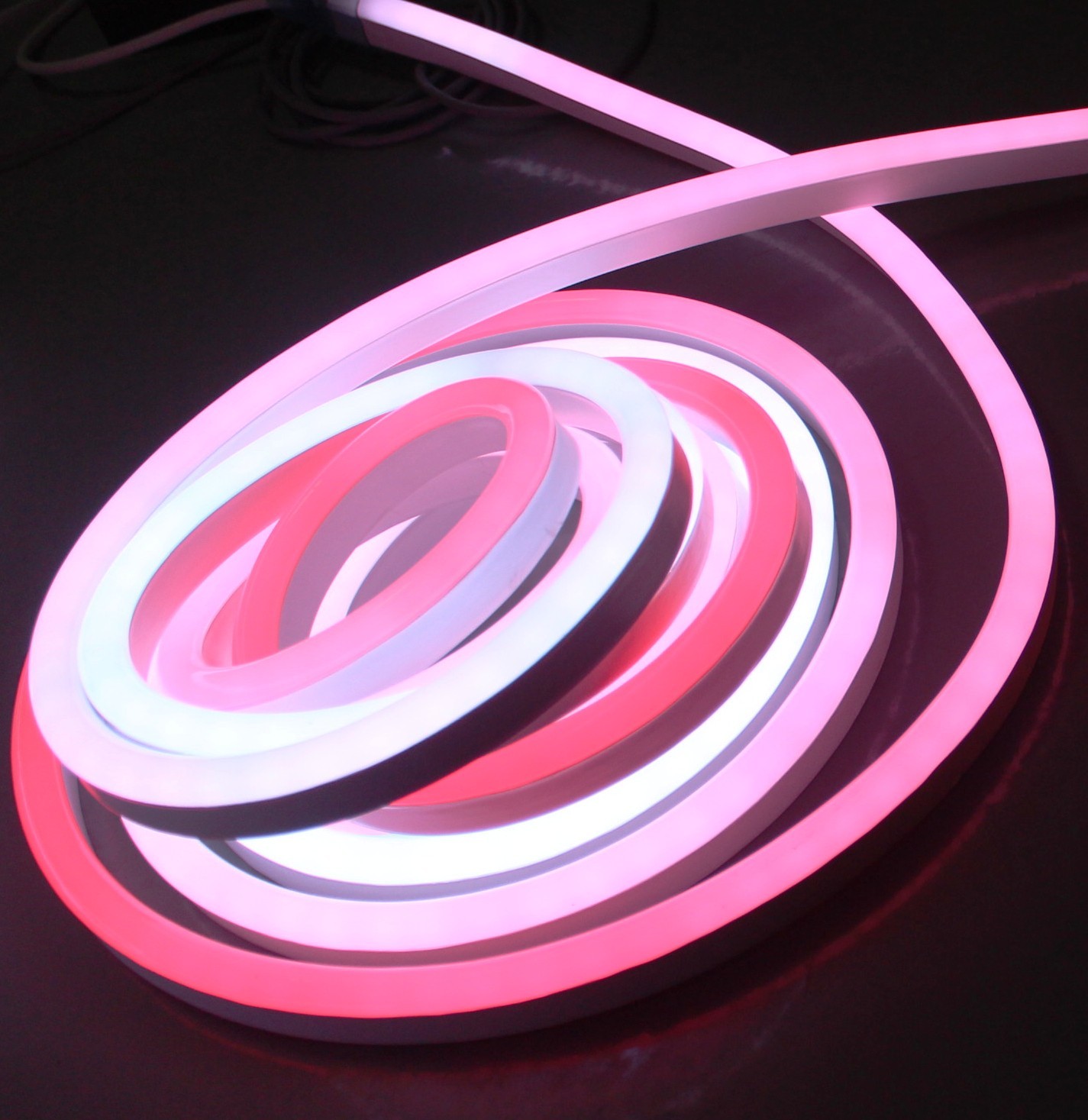 24v digital rgb led neon flex chasing strip 5050 SPI programmable lights