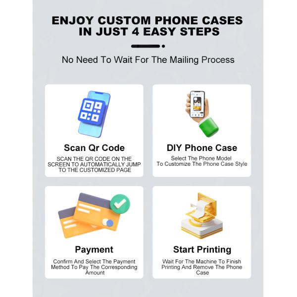 Innovative Smart Phone Case Diy Printer Vending Machine Phone Case Vending Machine