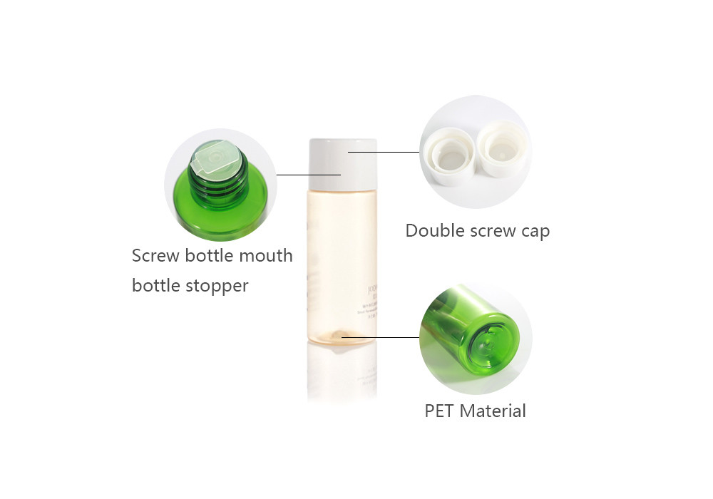 30ml Cosmetic Screw Cap Inner Stopper Small Sample Bottle