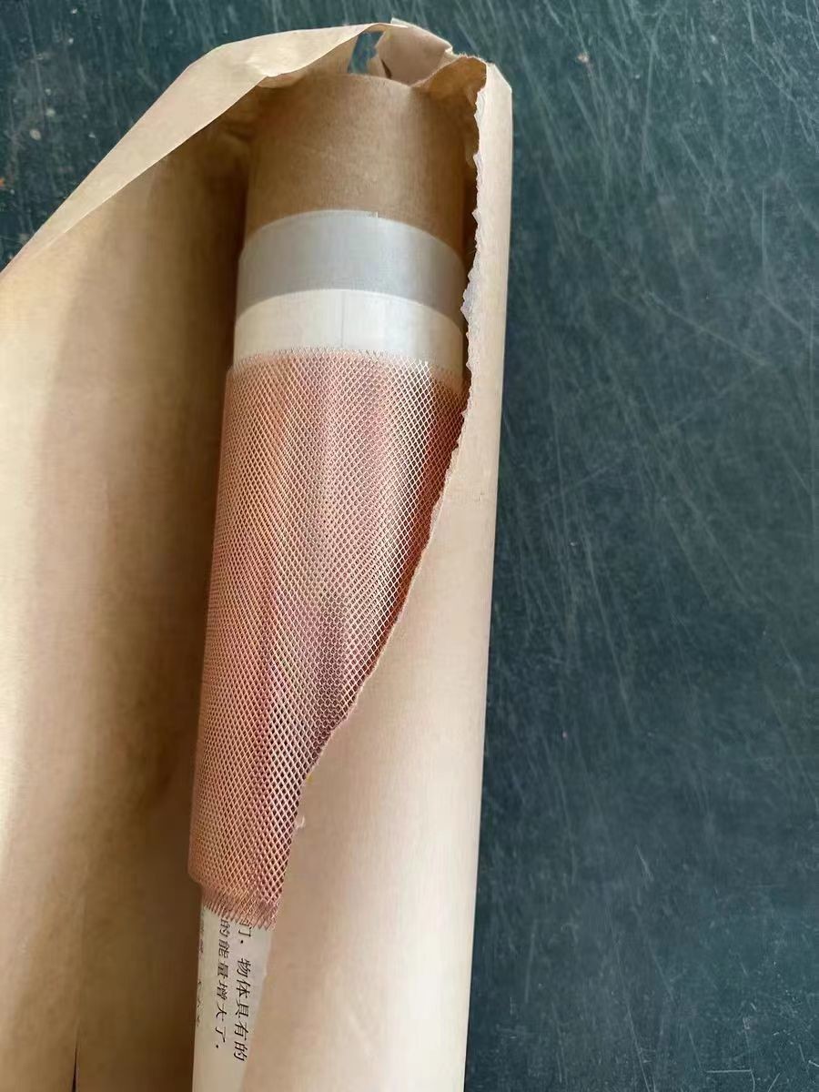 Low Resistance 99.96% Pure Copper Expanded Mesh For Battery