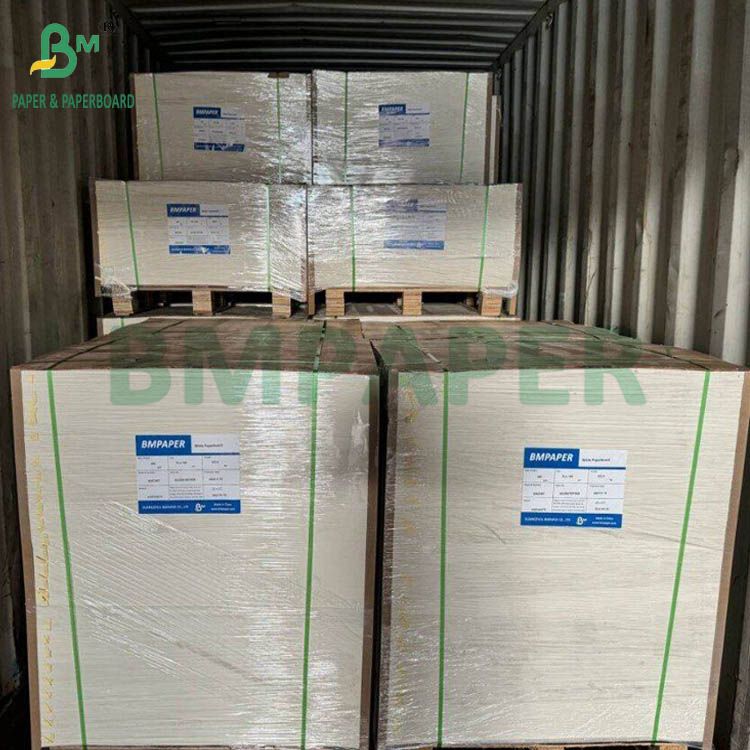 330g 0.44mm High White Paperboard Bleach Sulphate Paper For Packaging Box