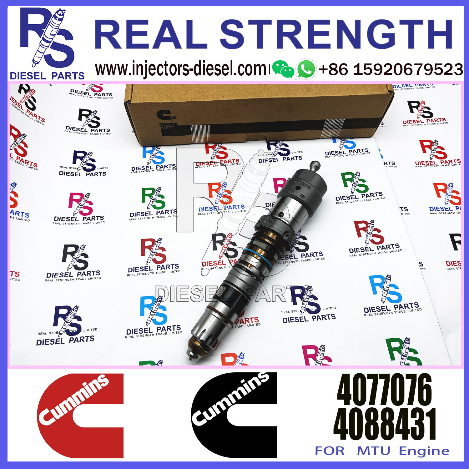 Diesel Fuel Injector QSK23 4326780 4088427 4087893 4001813 4010025 4076533 4088431