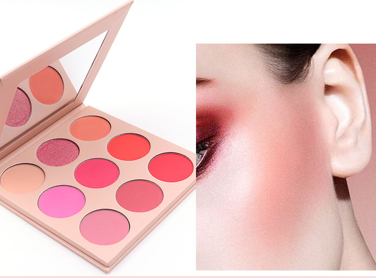 14*14*1.2cm Creamy Matte Eyeshadow Natural Eye Makeup For Green Eyes