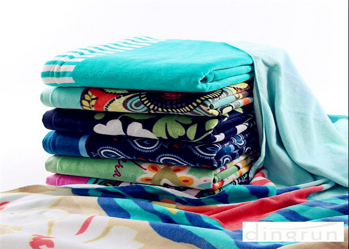 Bulk Logo Pbk Children Custom Printed Beach Towels Thick Absorbent 80*160cm