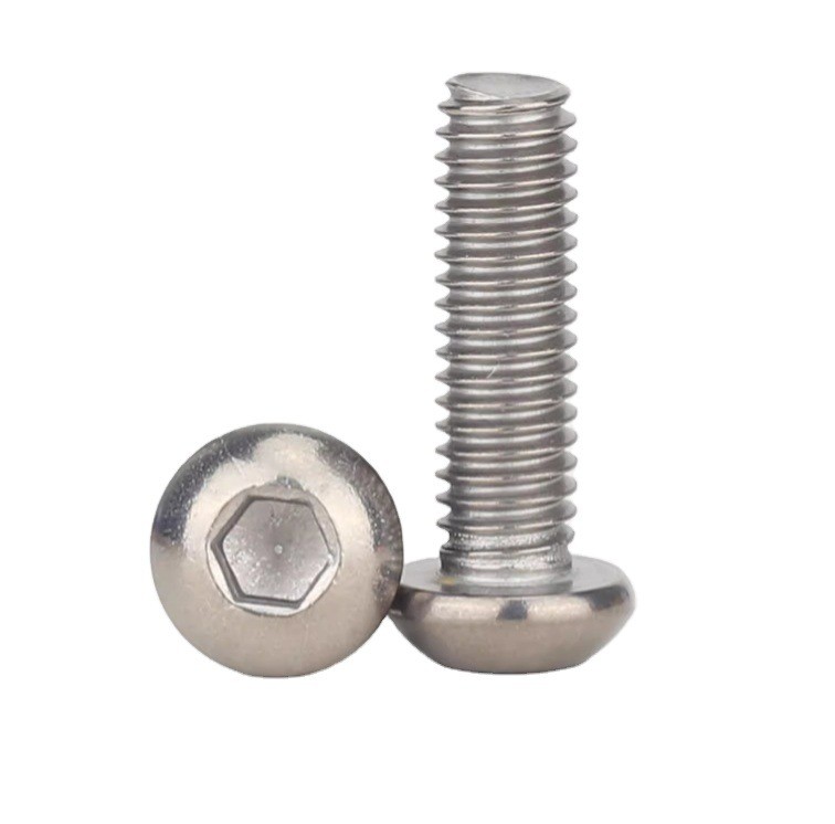 Black Oxide Finish M2 M2.5 M3 M4 M5 M6 Titanium Button Head Hex Socket Screw