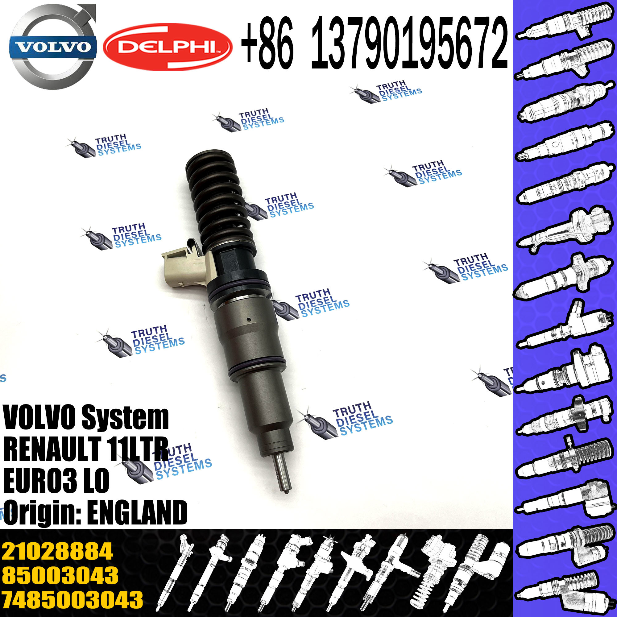 High Quality Diesel Fuel Injector BEBE4D19002 33800-84820 BEBE4D20001 21028884