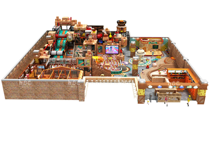 OEM Children's Indoor Playroom Equipment Commercial Play Centre Equipment