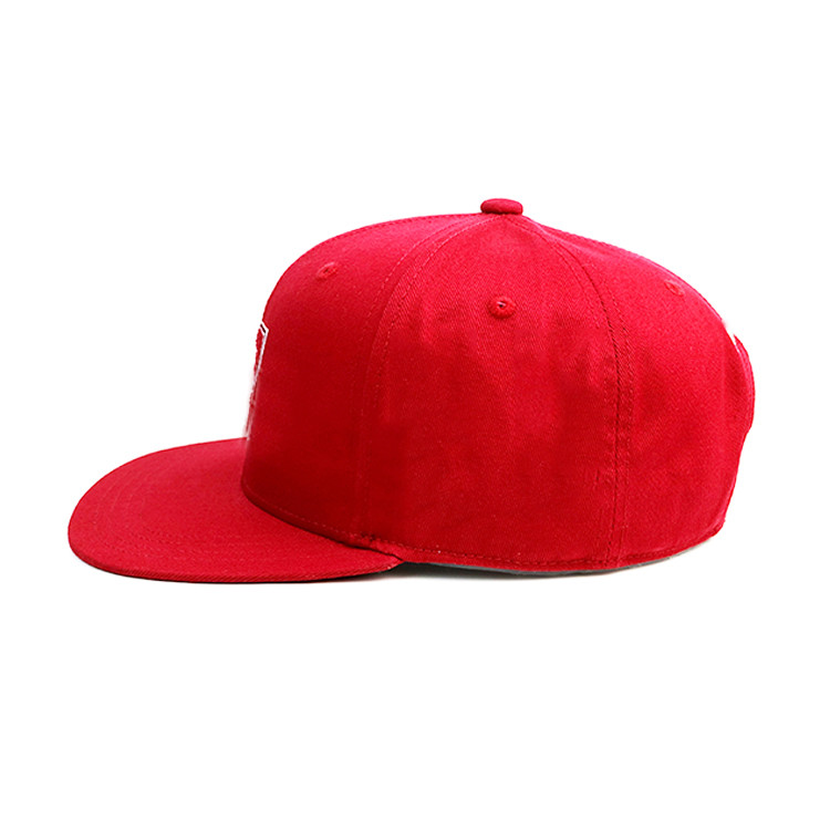Custom 6 Panel Snapback Hat / 3D Embroidery Logo Snapback Cap