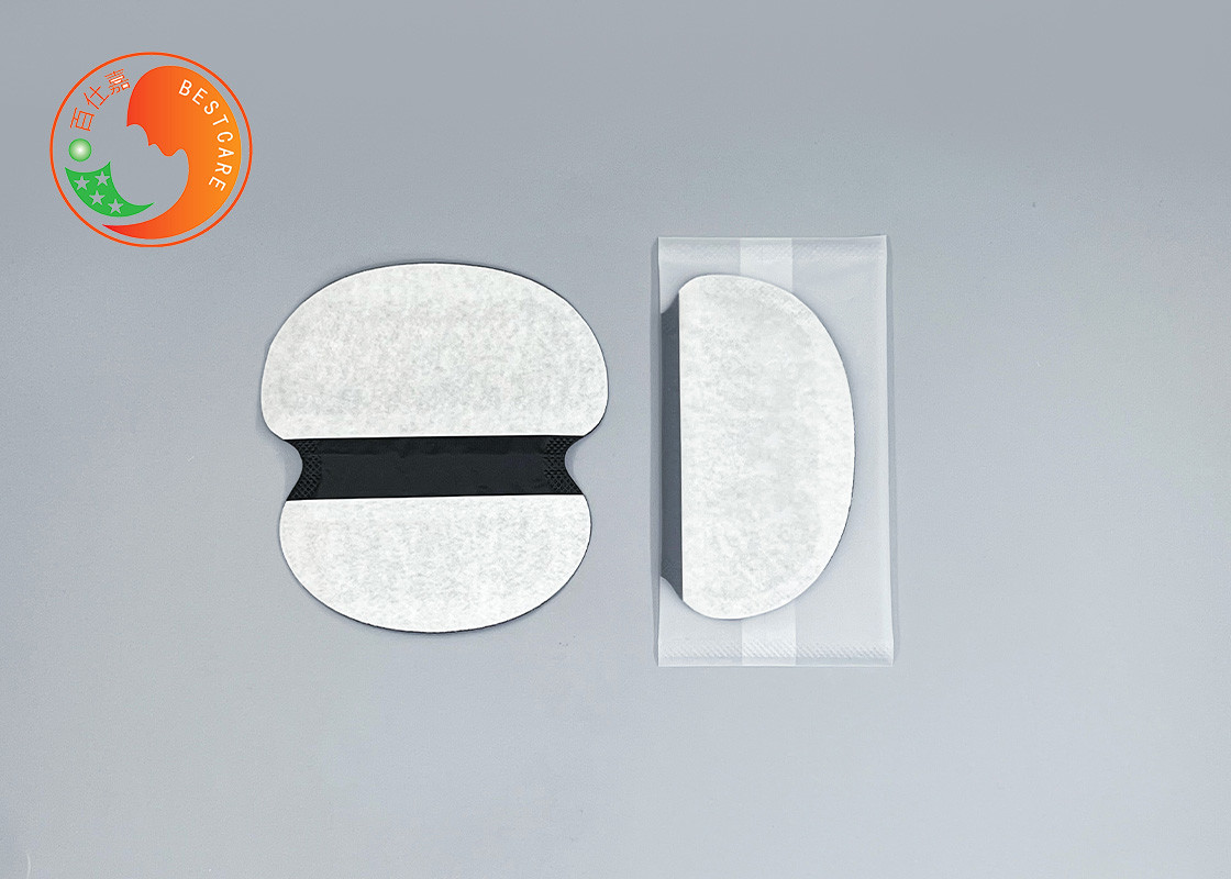 Non Reusable Disposable Sweat Pads Anti Stain Peel Off Cotton Female And Male Use