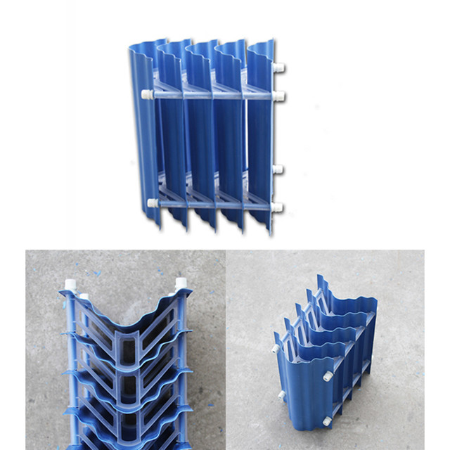 PVC Eliminator In Cooling Tower Components Evaporative Condenser Drift Eliminators