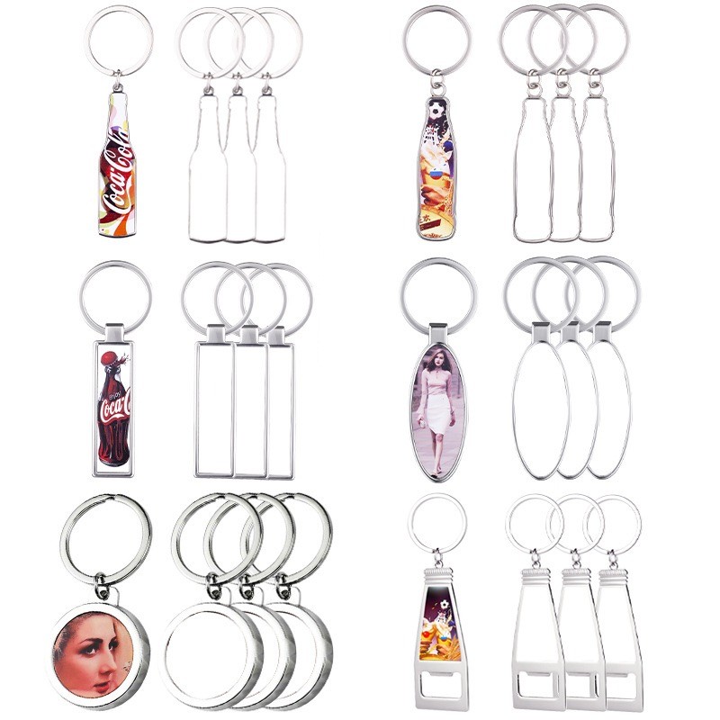 Sublimation Bottle Opener With Keyring