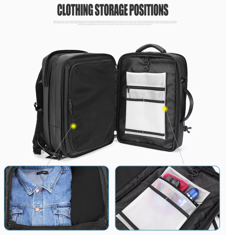 43.5cm Business Laptop Backpack OEM Multi Function Smart Backpack For Travelling