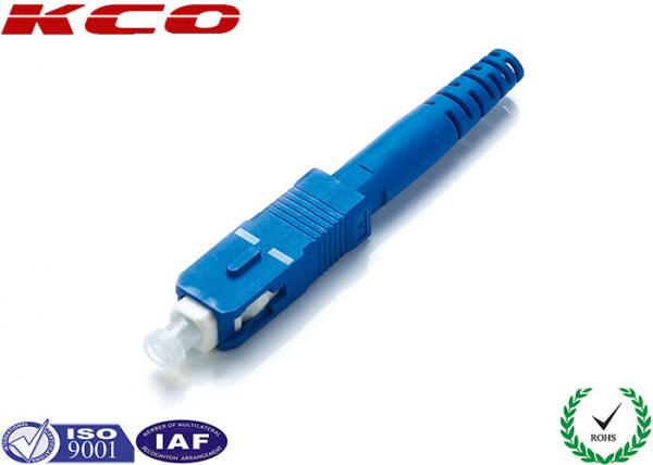 Buy FTTH SC Optical Fibre Connectors / Small Form Factor Fiber SC Connector at wholesale prices