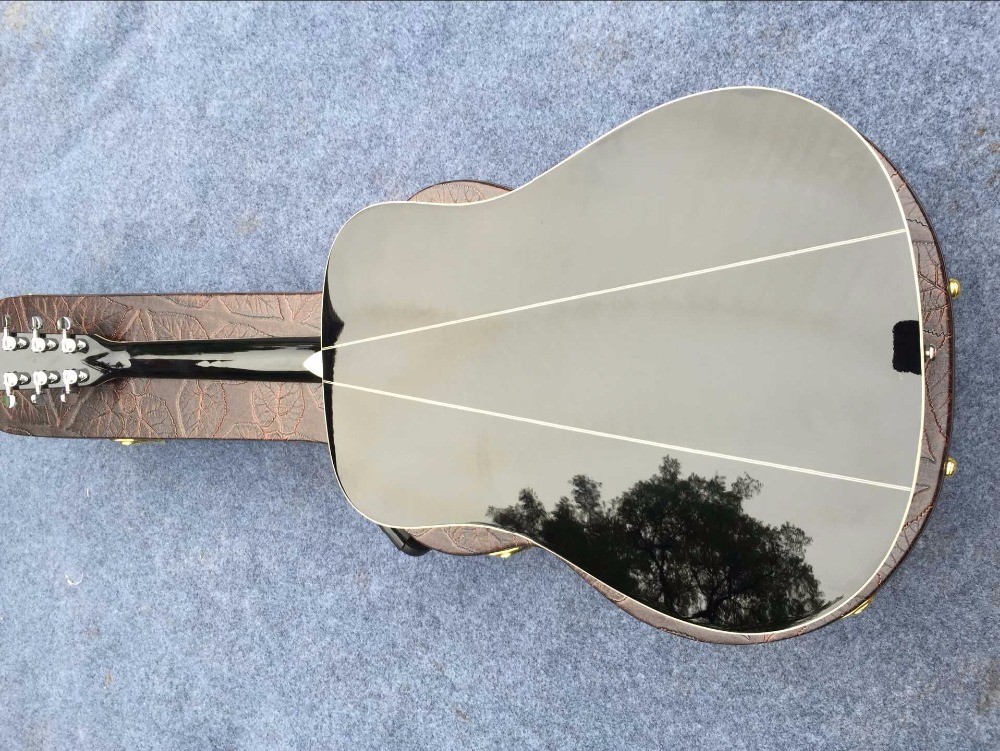 D35 acoustic guitar Johnny cash signature acoustic electric guitar acoustic guitar solid top D35 BK guitar