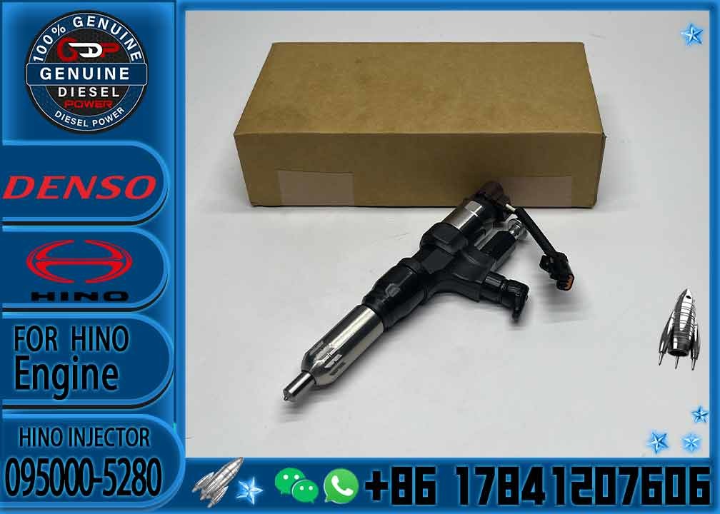 New Fuel Injectors Nozzles 095000-5281 095000-5280 095000-5282 095000-5283 23910-1360 23670-E0291 for HINO Trucks J08E D