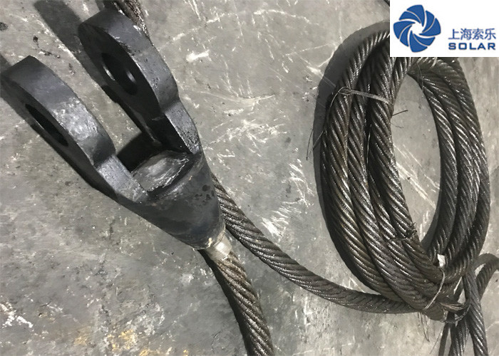 Open Spelter Socket Steel Wire Sling Heavy Duty Forged