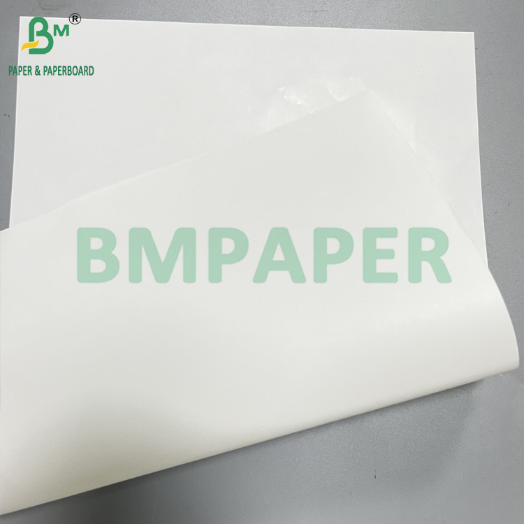 One Side Glossy 62 65 GSM White Wet - Strength Paper Roll For Labels Making 