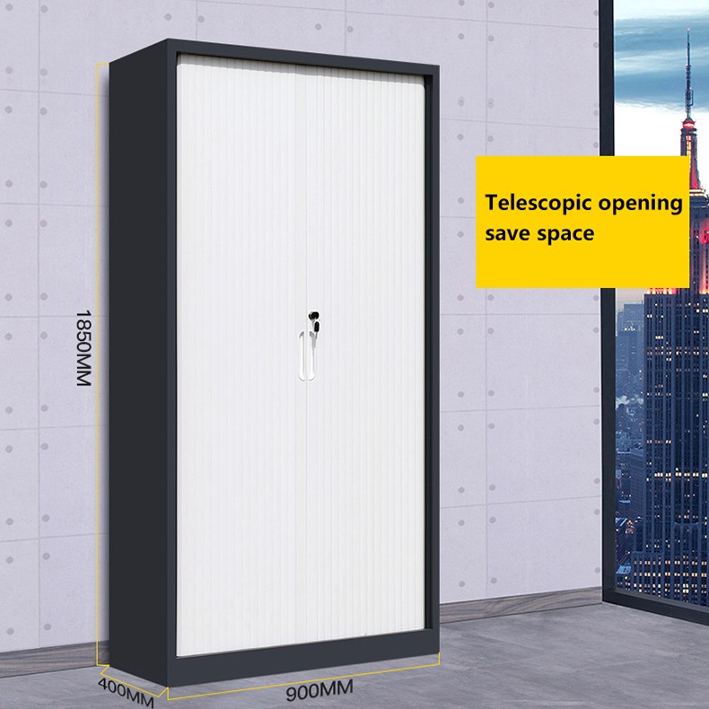 2 Drawer Filing Metal Locker Storage Cabinet Office