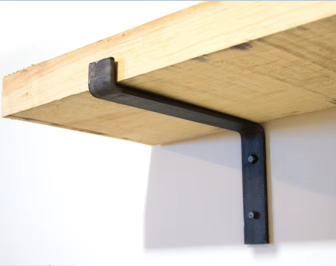 Wholesale L Support Steel Wall Mounted Heavy Duty Floating Metal Shelf Support Bracket