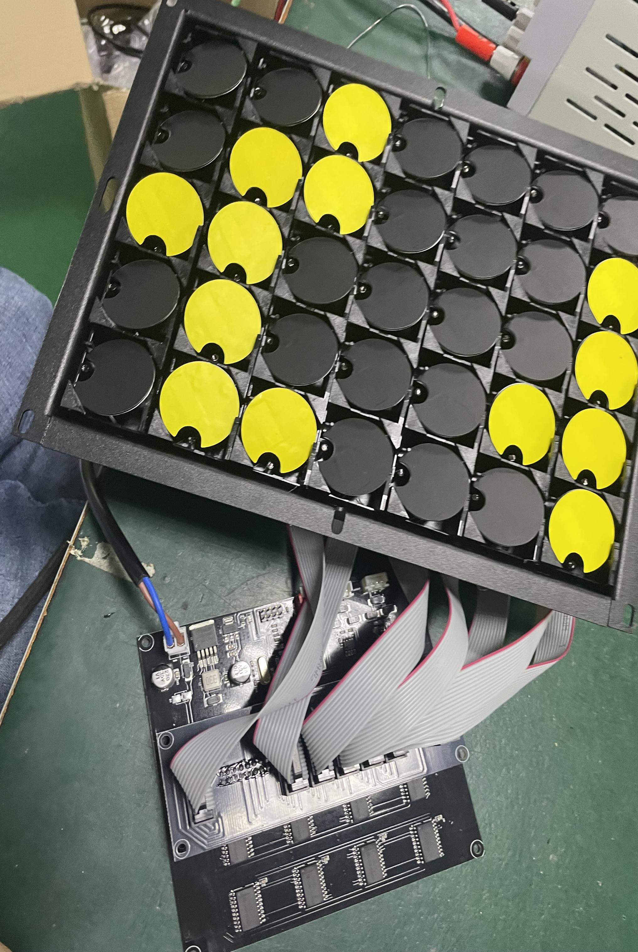 Flip Dot LED Matrix Display 8x8 Dot Matrix Flip Chip for Clock Billboard