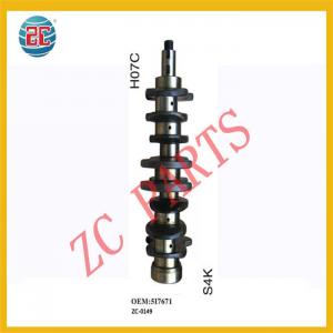 Quality 4W3989 517671 Diesel Engine Crankshaft Forged Steel Fit For S4K CAT E312B E120B for sale