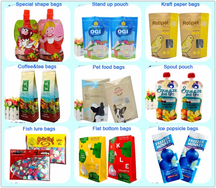 Nylon Stand Up Spout Pouch Packaging , Baby Reusable Stand Up Pouch With Spout,,10 colors printing