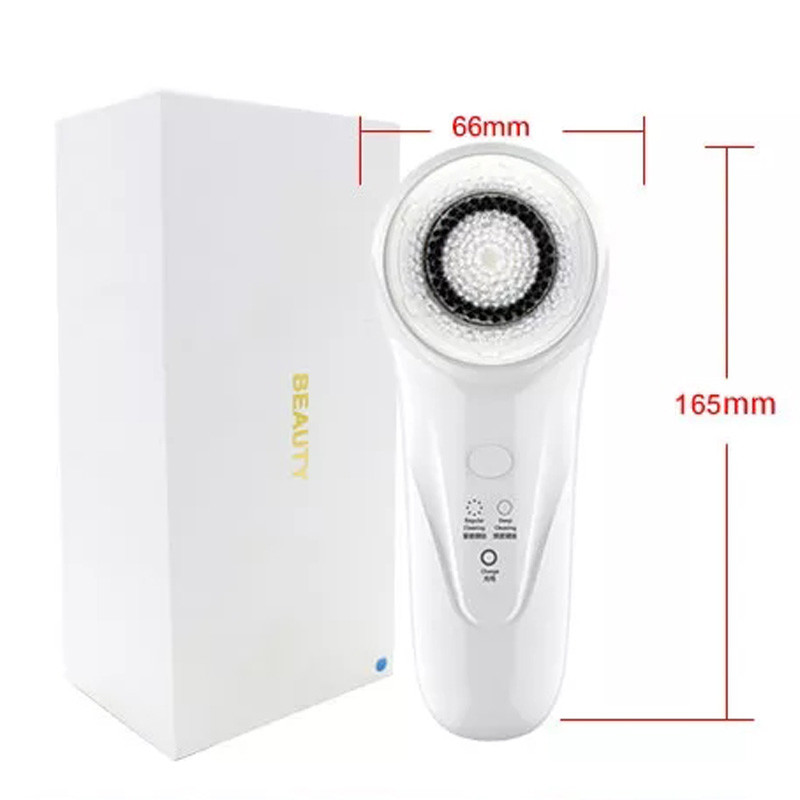 Facial Cleansing Brush Electric Facial Exfoliating Massage Brush with 7 Cleanser Heads and 2 Speeds Adjustable