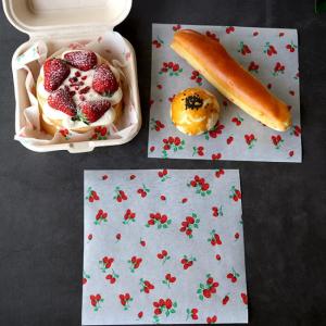 Quality 35gsm Greaseproof Bread Wrapping Paper Wax Coated 12x12 Deli for sale