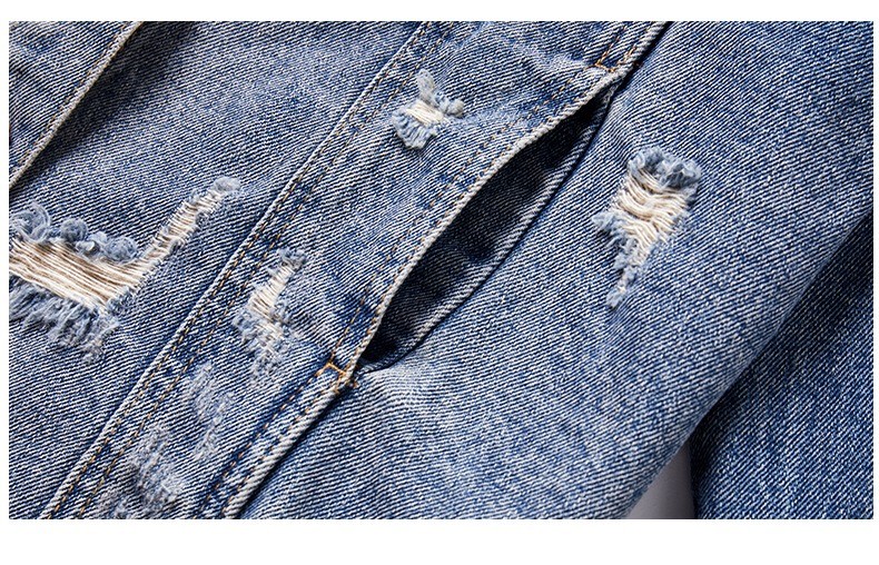 Swan Print Hole Cowboy Ladies Jackets Coats