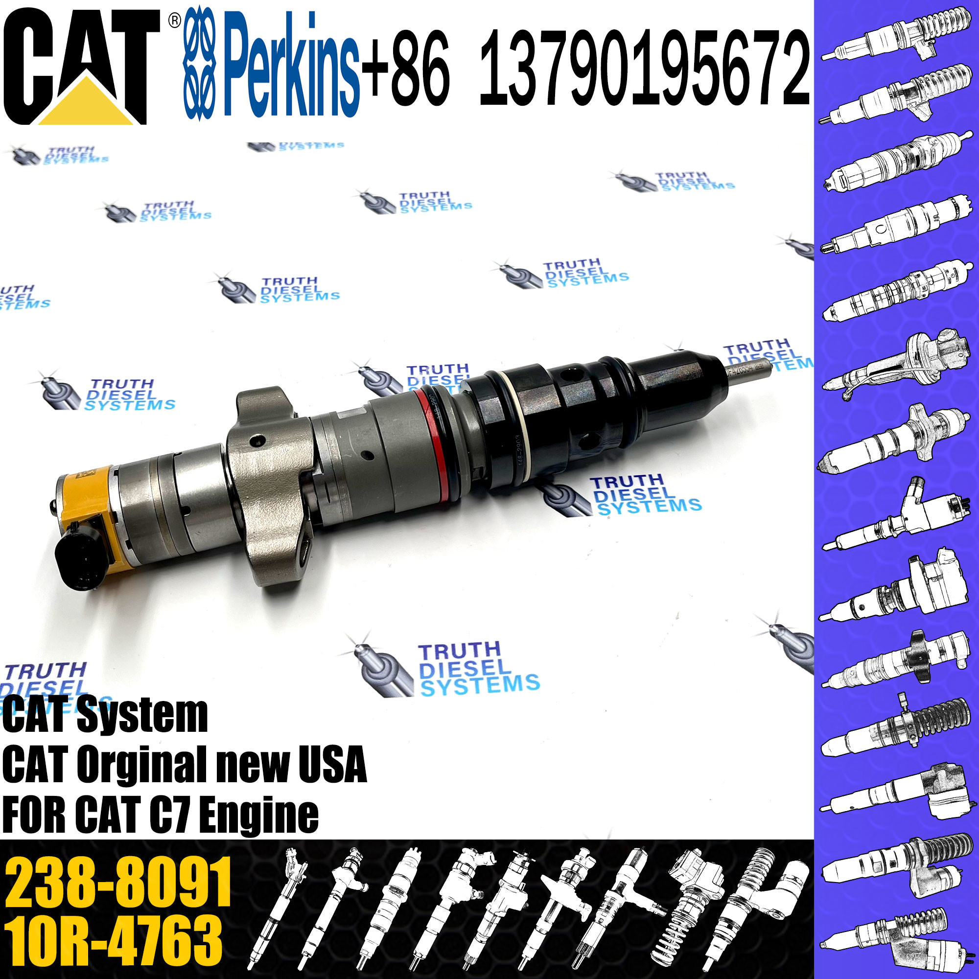 Diesel Engine C7 C9 Injector 238-8091 236-0962 387-9427 295-1411 293-4573 10R-4763 20R-8059 20R-8057 243-4503 20R-8071