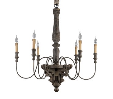 Popular Reclaimed Wood Chandelier Lamp (WH-CI-28)