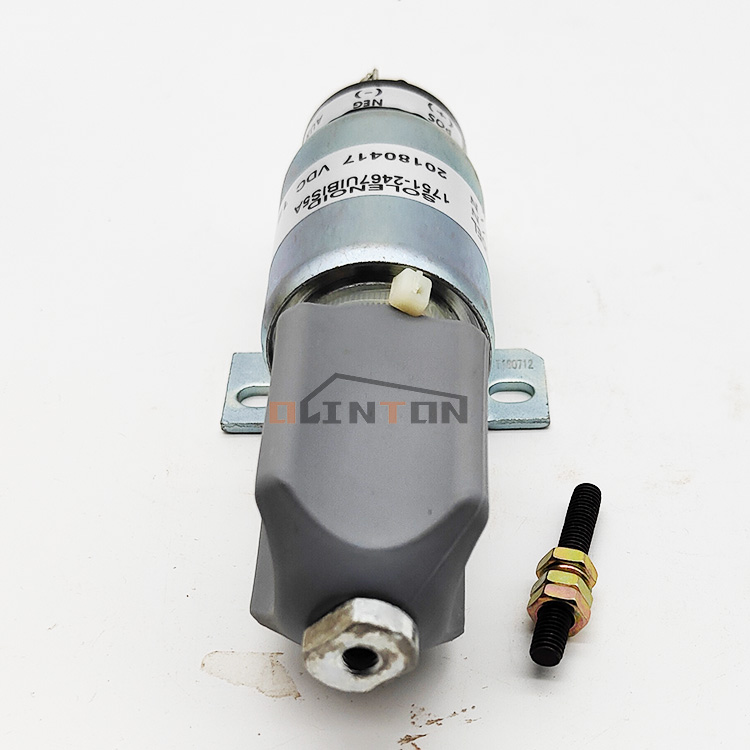 E200B E320 Excavator Stop Solenoid Switch For S6K HD700-5/7 6D31 6D14 12V 24V 1751-2467